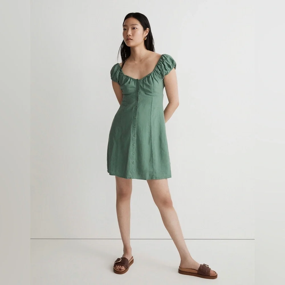 NEW Madewell Margie Mini Dress, size 10 - Picture 5 of 5